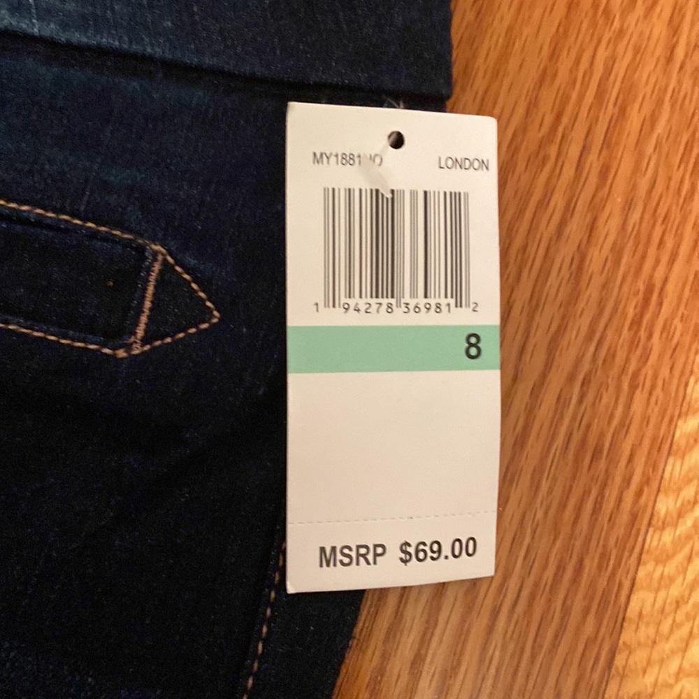 NWT Seven7 Gramecy Wide Leg Gaucho Jeans Size 8 - Picture 3 of 16